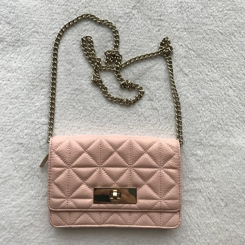 Kate Spade Pink Leather Crossbody Bag